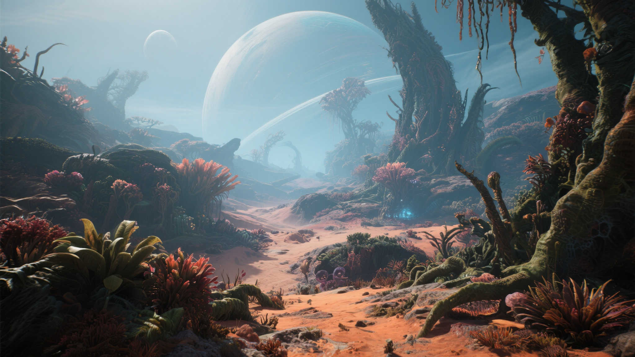 此外，游戏画面采用了先进的引擎技术，外星